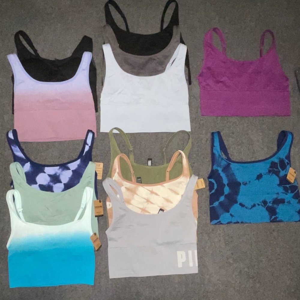Pink sports bra bundle